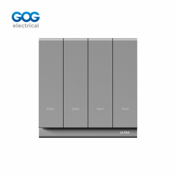 SMART SWITCH SOCKET PC wall switch 4 gang AC85-265V 50/60Hz G-04 Wh...
