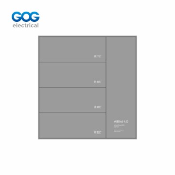 SMART SWITCH SOCKET PC wall switch 4 gang AC180-240V 50/60Hz L-04 W...