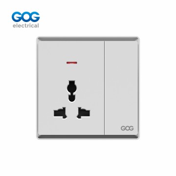 Ultra-thin skin feel GOG PC R30 series wall switched socket 1 gang ...