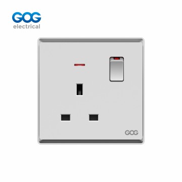 Ultra-thin skin feel GOG PC R30 series wall switched socket 13A 1 g...