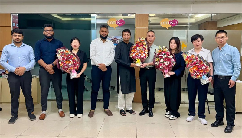 Deepening friendship and creating a better future together, the company team visited Bangladesh and visited key partners01
