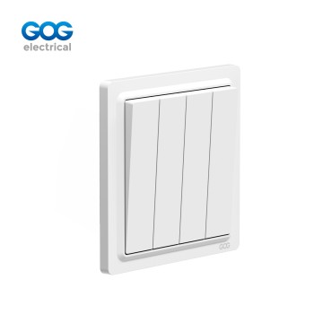 K2 Ultra-thin skin feel GOG PC wall switch 4 gang 16A 250V, E307/E3...