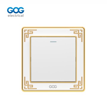 A32 GOG PC  wall switch  1 gang  16A 250V, A32301/A32302/A32313, Imported high-transparent, high-strength PC