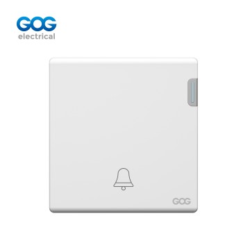 V15 GOG PC door bell switch with neon 16A 250V, V15317, Imported high-transparent, high-strength PC