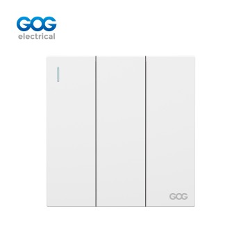 A61 GOG PC wall switch 3 gang 16A 250V, A61305/A61306, Imported hig...