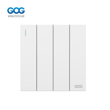 A61 GOG PC wall switch 4 gang 16A 250V, A61307/A61308, Imported hig...