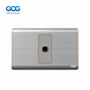 A20 SERIES STAINLESS STEEL  SWITCH SOCKET SATELLITE / TEL/ COMPUTER...