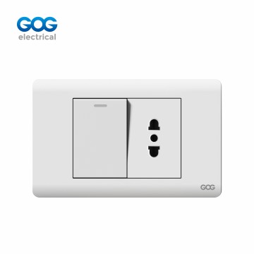 A10 SERIES PC SWITCH SOCKET 1 GANG  SWITCH WITH 2P SOCKET  A10-025/026/031/032/049/050/051/052  PC