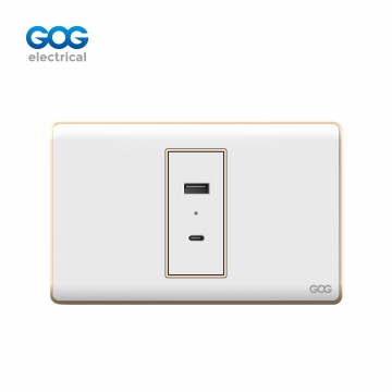 A30 SERIES CHROMED PC SWITCH SOCKET USB SOCKET / TYPE C USB SOCKET A30- 088/089  Chromed PC