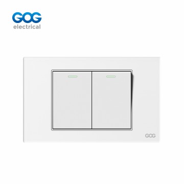 A40 SERIES GLASS  SWITCH 2 GANG A40-008/009/010/011 Glass