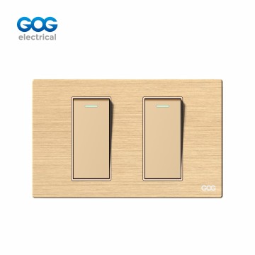 A41 SERIES ALUMINUM   SWITCH 2 GANG  A41- 008/009/010/011  Aluminum