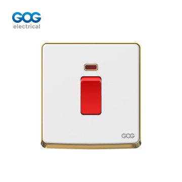 SMALL MIDDLE BIG BUTTO SWITCH SOCKET C30327 Chromed PC
