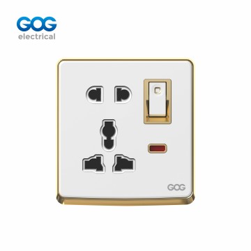 SMALL MIDDLE BIG BUTTO SWITCH SOCKET C30477 Chromed PC