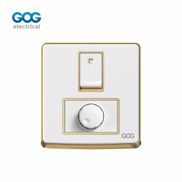 SMALL MIDDLE BIG BUTTO SWITCH SOCKET C30-27/C30-28/C30-29 Chromed PC