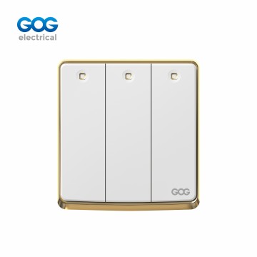 SMALL MIDDLE BIG BUTTO SWITCH SOCKET C30305/C30306 Chromed PC