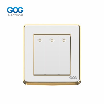 SMALL MIDDLE BIG BUTTO SWITCH SOCKET C30395/C30396 Chromed PC