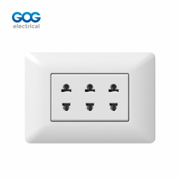 GOG ABS WALL SWITCH SOCKET 6 PIN SOCKET  JC266 ABS