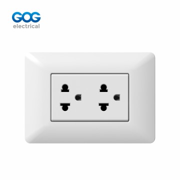 GOG ABS WALL SWITCH SOCKET US 6 PIN SOCKET  JC206  ABS