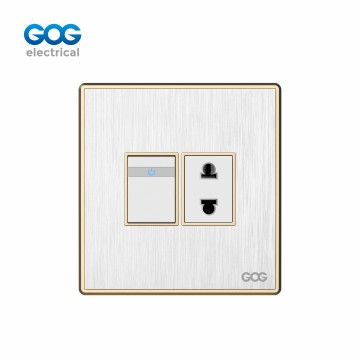 SMALL MIDDLE BIG BUTTO SWITCH SOCKET P60-14/P60-15 Chromed PC  brush