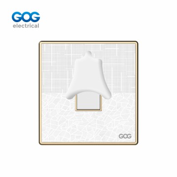 SMALL MIDDLE BIG BUTTO SWITCH SOCKET P63-09 Chromed PC patchwork  texture