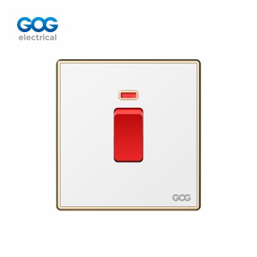 SMALL MIDDLE BIG BUTTO SWITCH SOCKET P70-10 Chromed PC acrylic