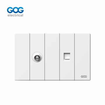 FULL BOARD SOCKET GOG PC WALL SOCKET SATELLITE AND TEL SOCKET / SATELLITE AND COMPUTER SOCKET S-080/081/082/083/084/085/086/087/088 PC