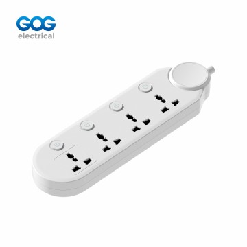 GOG extension socket 4way mutli socket with individual switch UNS-4...