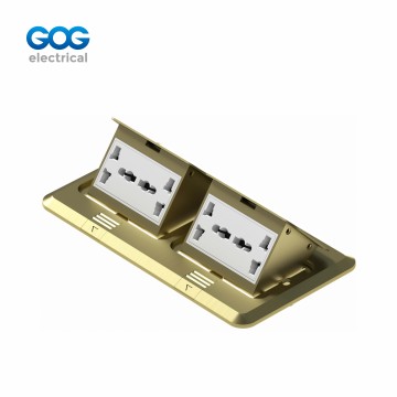 POP UP type floor socket A66-2 brass / aluminum alloy