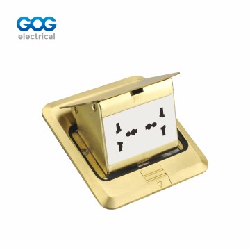 POP UP type floor socket C12 brass