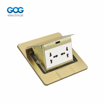POP UP type floor socket C21 stainess steel