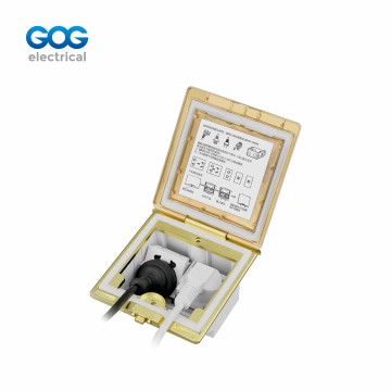 WATER PROOF TYPE floor socket F50 STAINLESS STEEL / BRASS / ALUMINUM