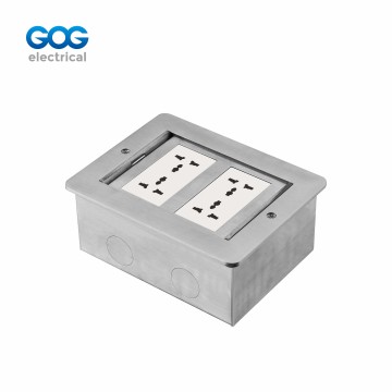 OPEN TYPE floor socket K155 STAINLESS STEEL
