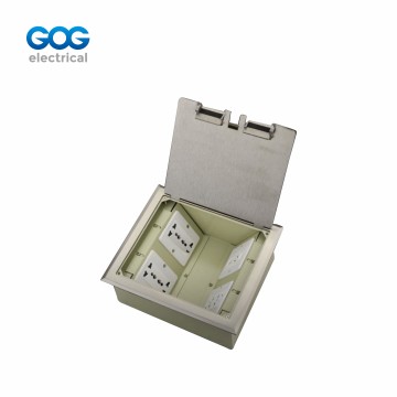 OPEN TYPE floor socket K250-E STAINLESS STEEL
