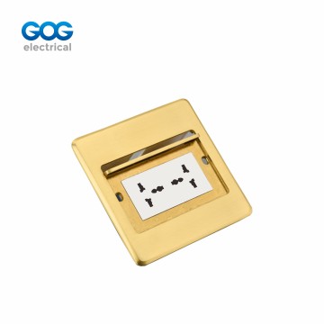 OPEN TYPE floor socket K51-E BRASS