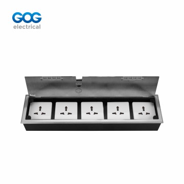 OPEN TYPE floor socket K550-E STAINLESS STEEL