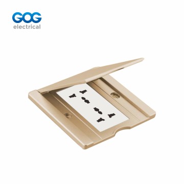 PUSH SLIDE TYPE floor socket K86-E/ K86-E PLUS ZINC ALLOY / ALUMINUM /BRASS