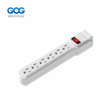 GOG extension socket 6way US standard socket with master switch MS-...