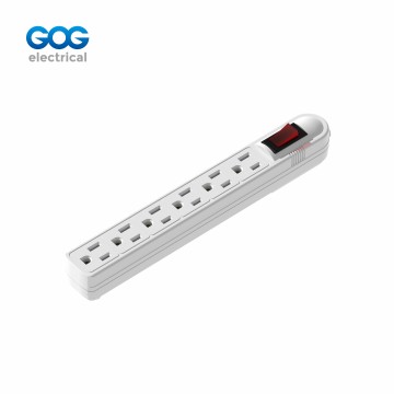 GOG extension socket 6way US standard socket with master switch MS-...
