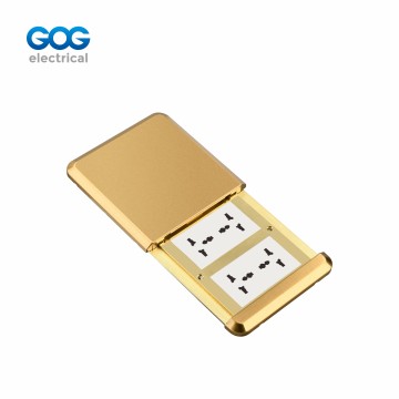 PUSH SLIDE TYPE floor socket T85-E STAINLESS STEEL