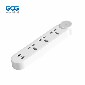 GOG extension socket 3way multi socket+USB/C with master switch UNS...