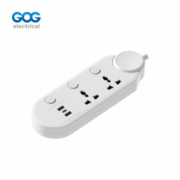 GOG extension socket 2way mutli socket +USB/C with individual switc...
