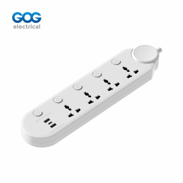 GOG extension socket 4way mutli socket +USB/C with individual switc...