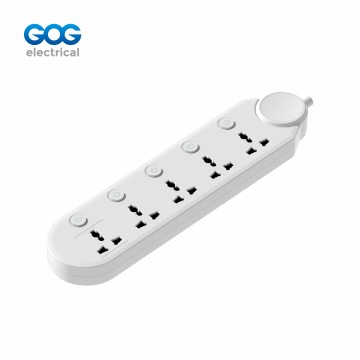 GOG extension socket 5way mutli socket with individual switch UNS-5...