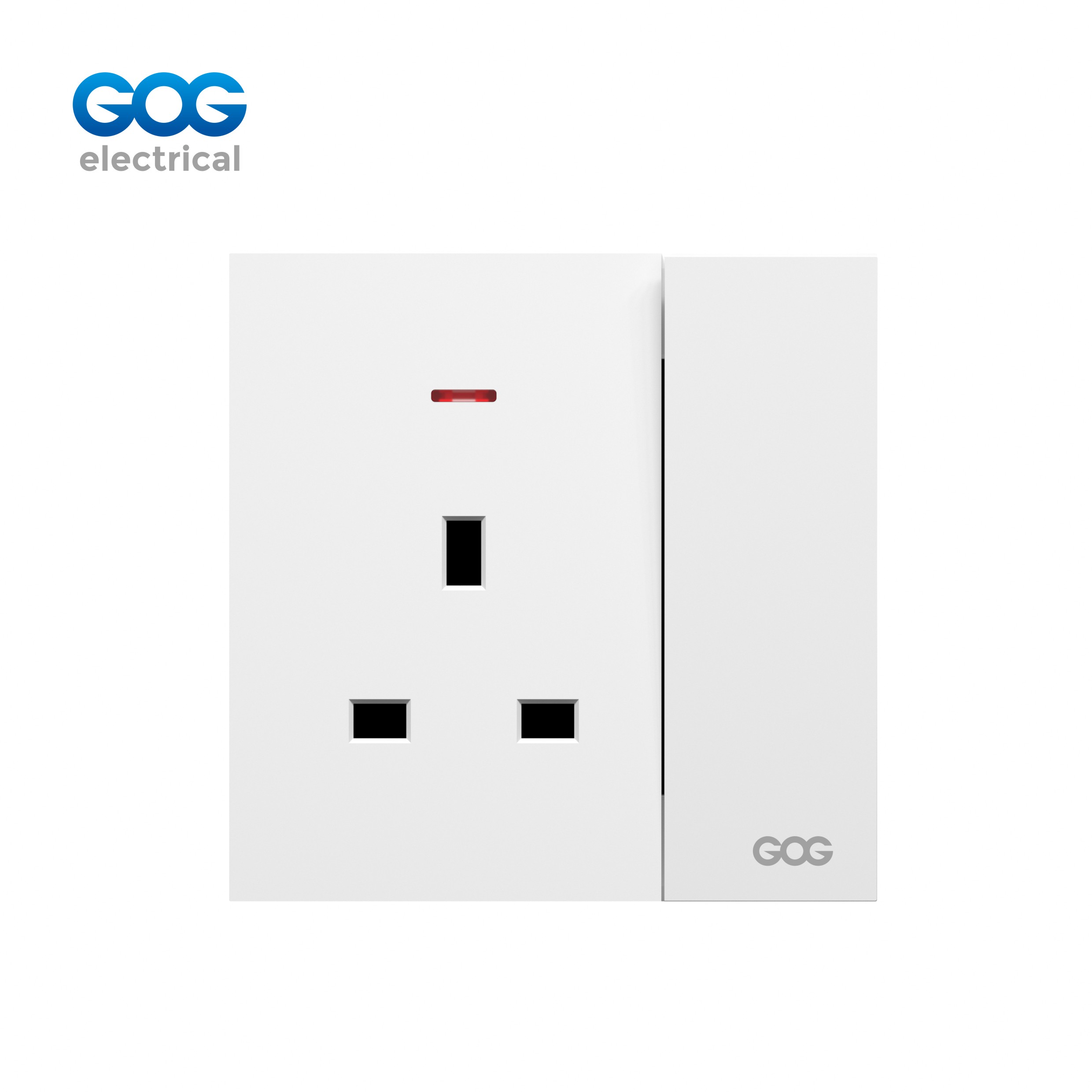 R10 Ultra-thin skin feel GOG PC wall switched socket 13A 1 gang  wi...