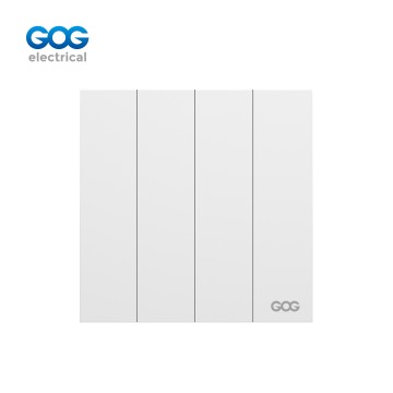 R10 Ultra-thin skin feel GOG PC wall switch 4 gang 16A 250V R10307/...