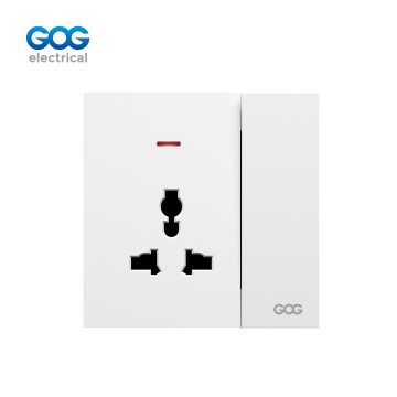 R10 Ultra-thin skin feel GOG PC wall switched socket 1 gang MF with...
