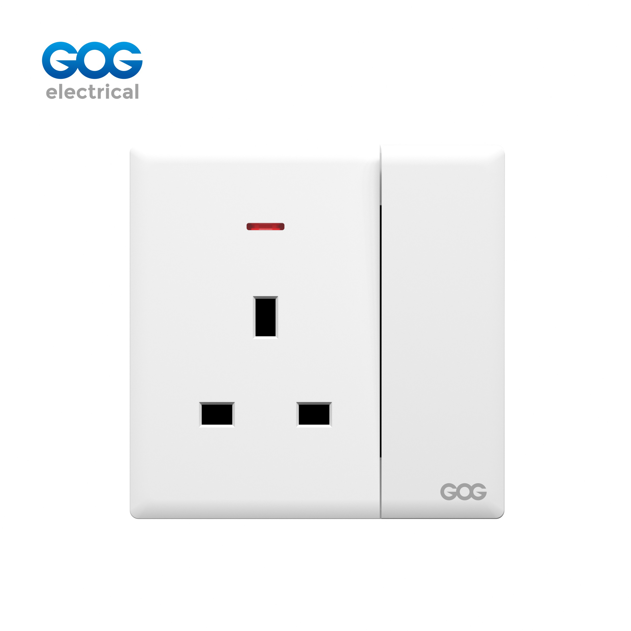 R12 Ultra-thin skin feel GOG PC wall switched socket 13A 1 gang  wi...