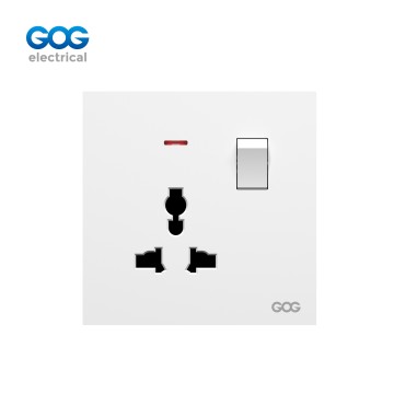 R10 Ultra-thin skin feel GOG PC wall switched socket 1 gang MF with...
