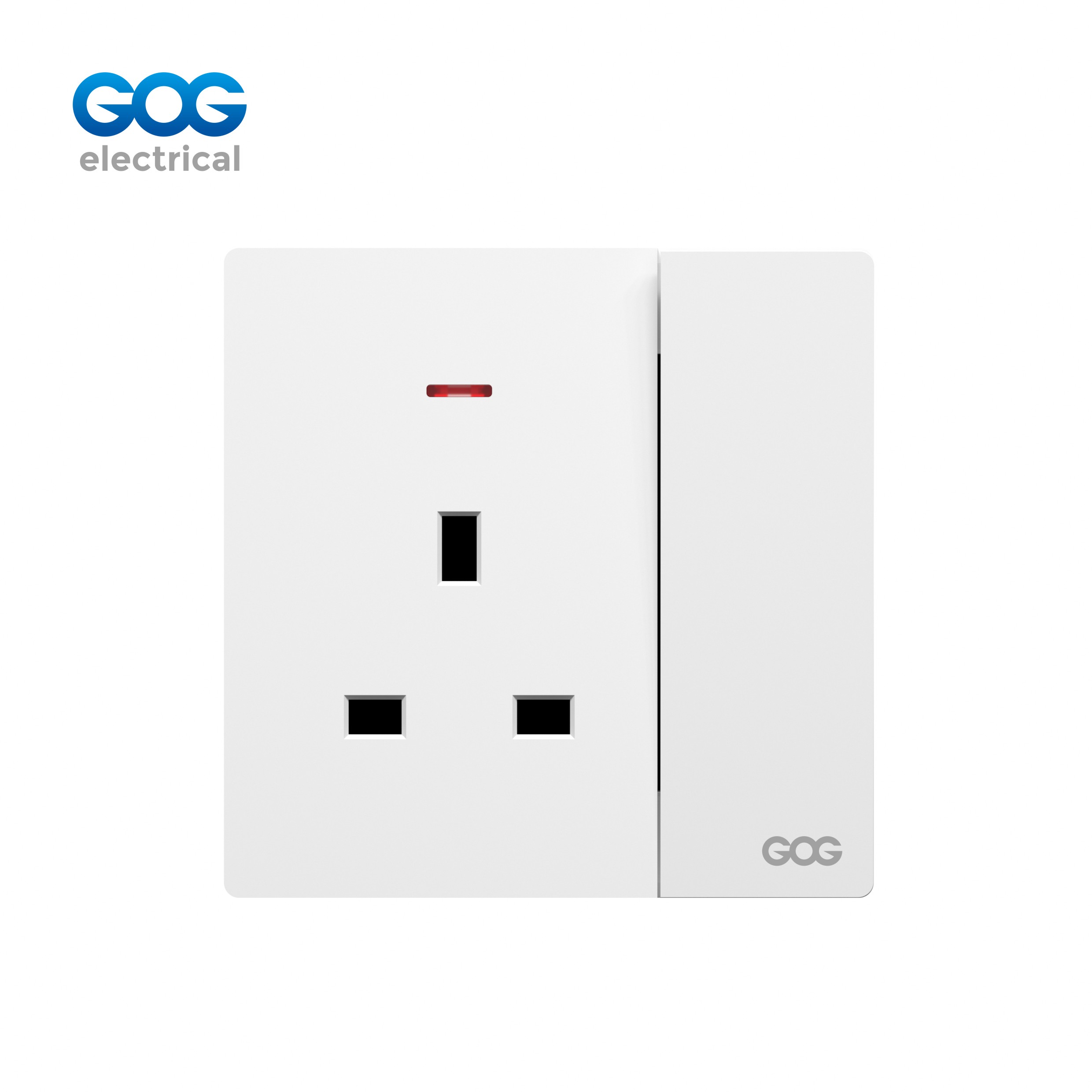 R13 Ultra-thin skin feel GOG PC wall switched socket 13A 1 gang wit...