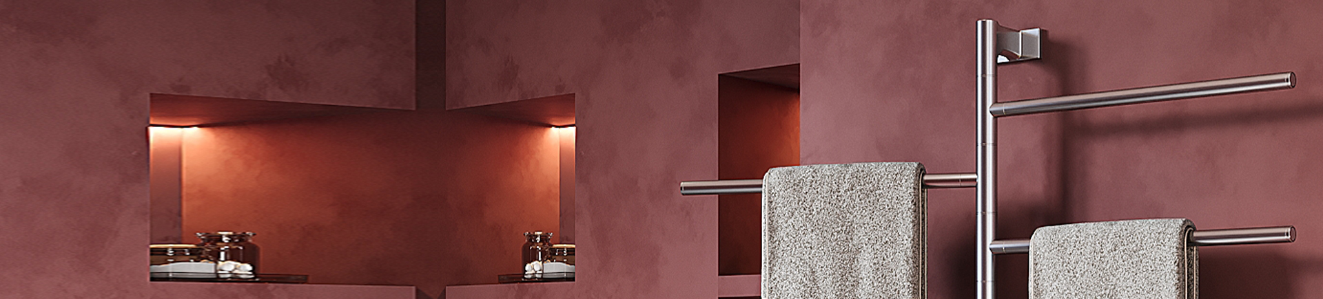 P&Bhusri towel bar heated XL06